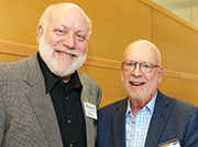Photo of Dr. Greenberg and Lou Della Penna